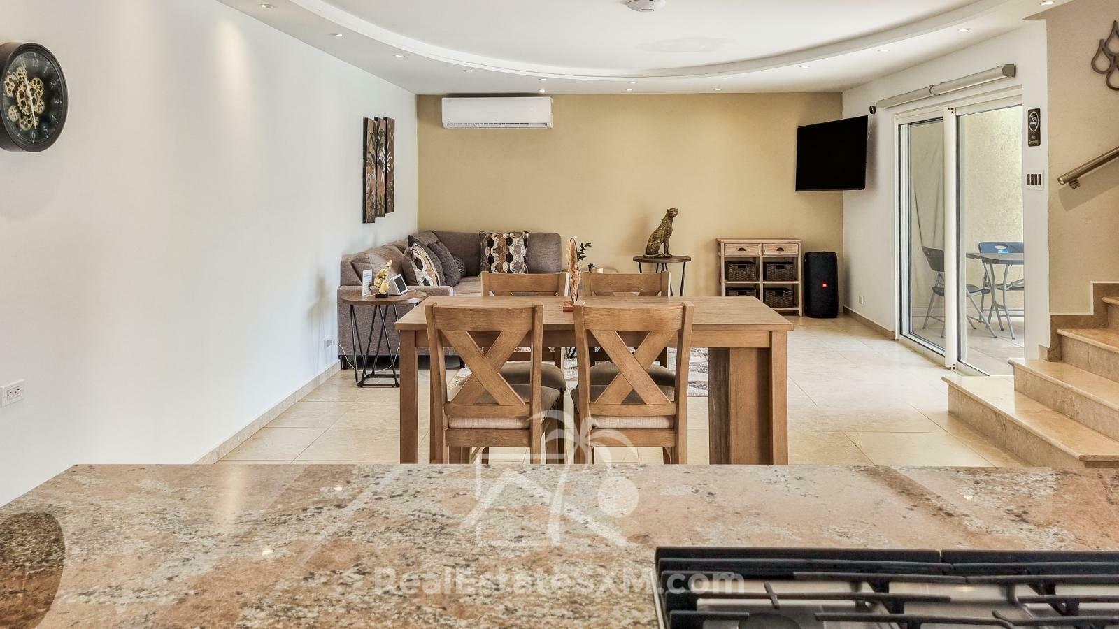 2-Bedroom Townhouse with Private Pool. Valley Estate, St. Maarten. Beautiful Views. Gated Peaceful
