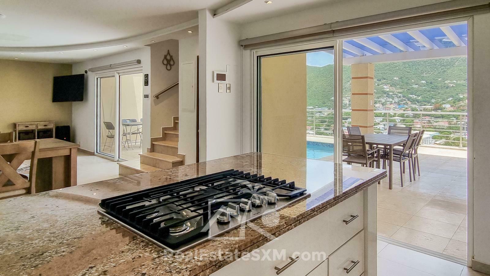 2-Bedroom Townhouse with Private Pool. Valley Estate, St. Maarten. Beautiful Views. Gated Peaceful