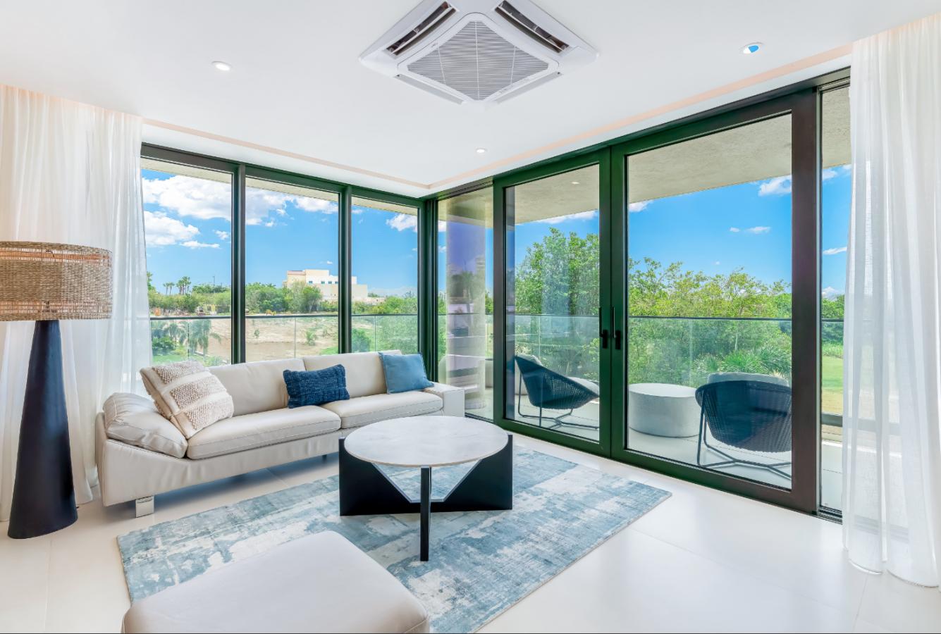 Fourteen 1BR Condo at Mullet Bay Beach for sale. Corner bedroom unit, ground floor convinience A104