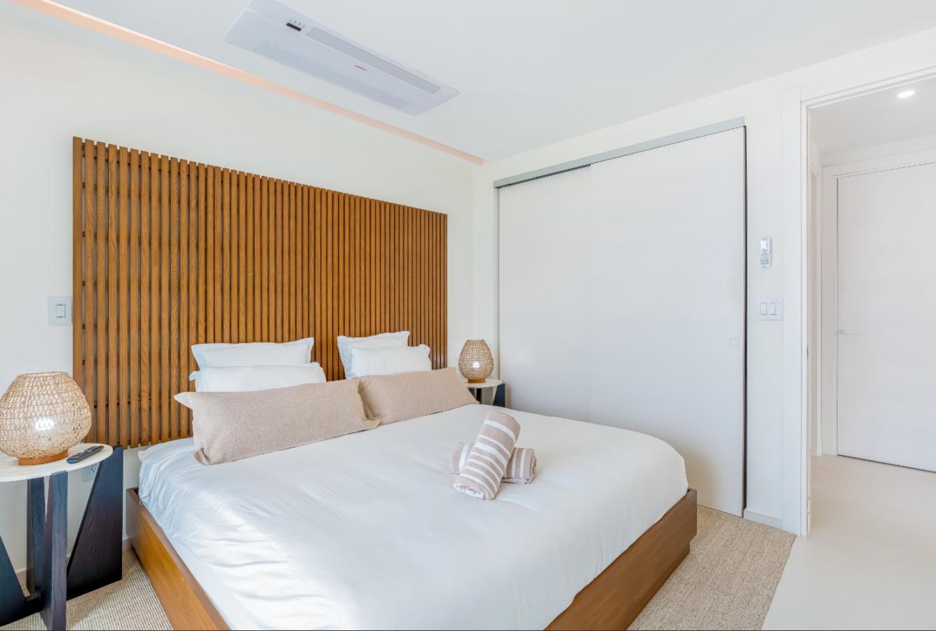 Fourteen 1BR Condo at Mullet Bay Beach for sale. Corner bedroom unit, ground floor convinience A104