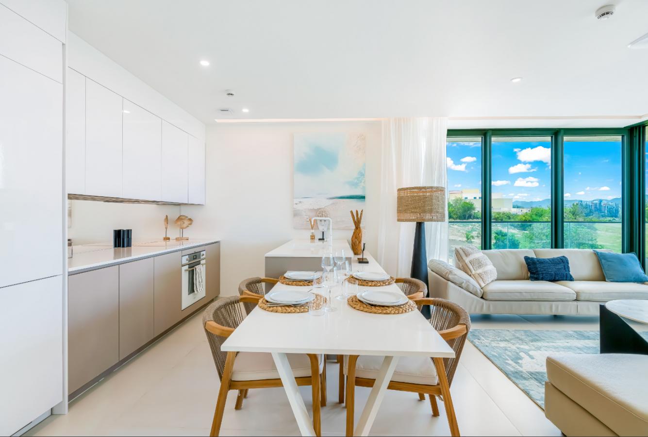 Fourteen 1BR Condo at Mullet Bay Beach for sale. Corner bedroom unit, ground floor convinience A104