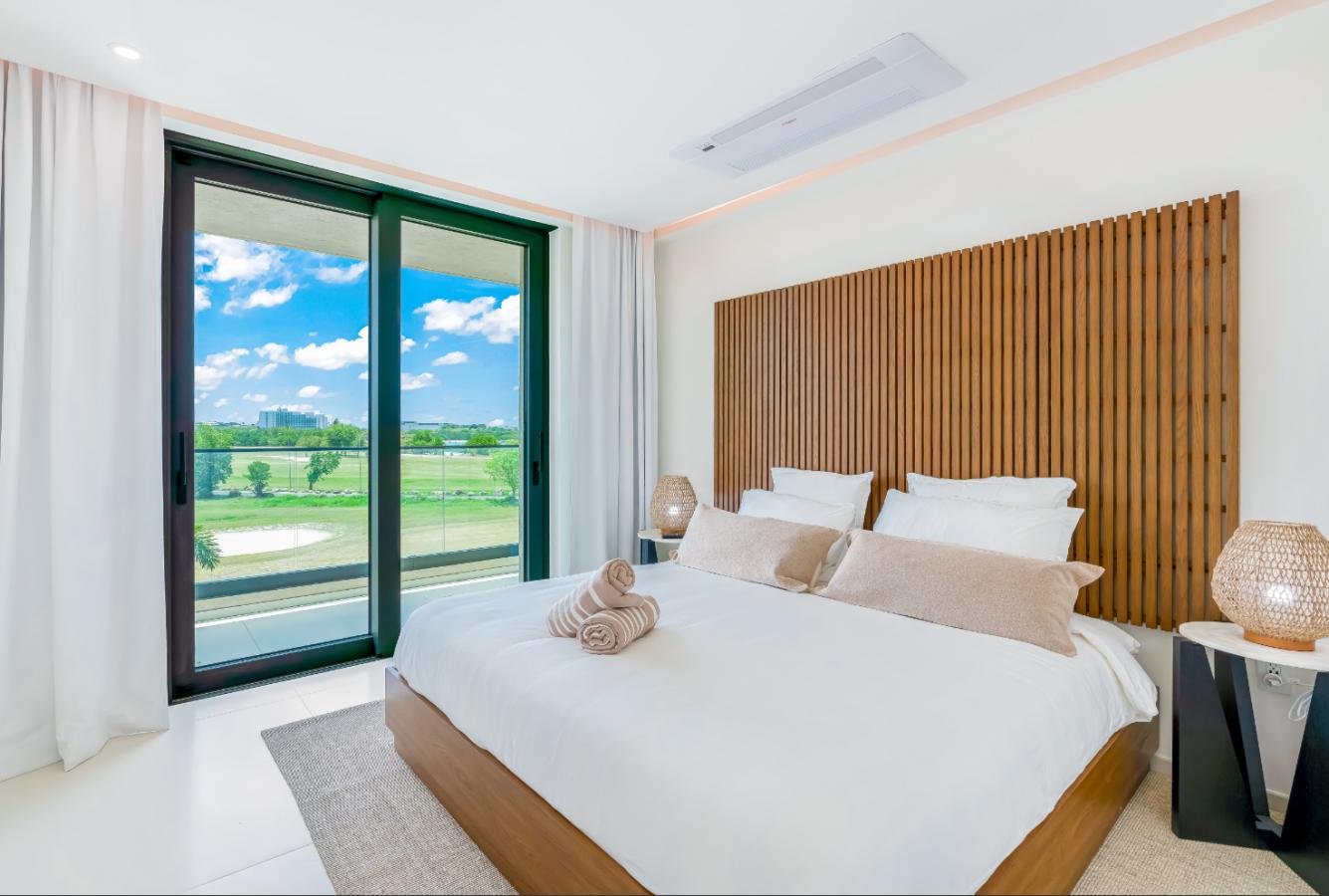 Fourteen 1BR Condo at Mullet Bay Beach for sale. Corner bedroom unit, ground floor convinience A104