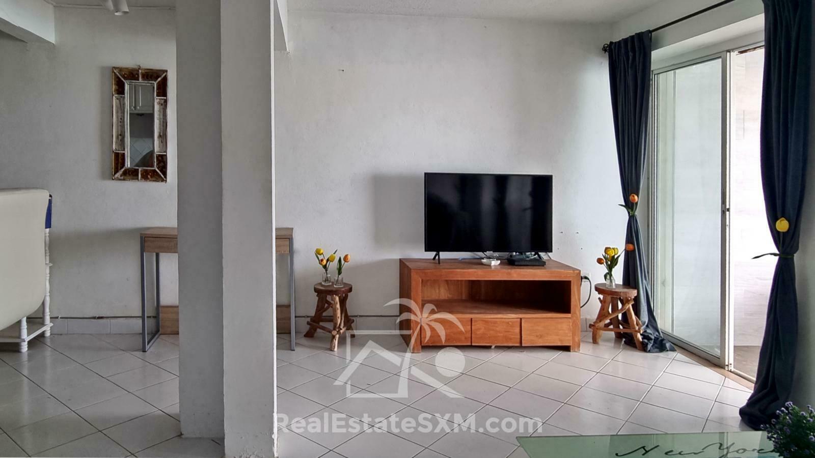 Waterfront Apartment for RENT Beacon Hill SXM. Caribbean Sunsets. Secured. Fully furnished