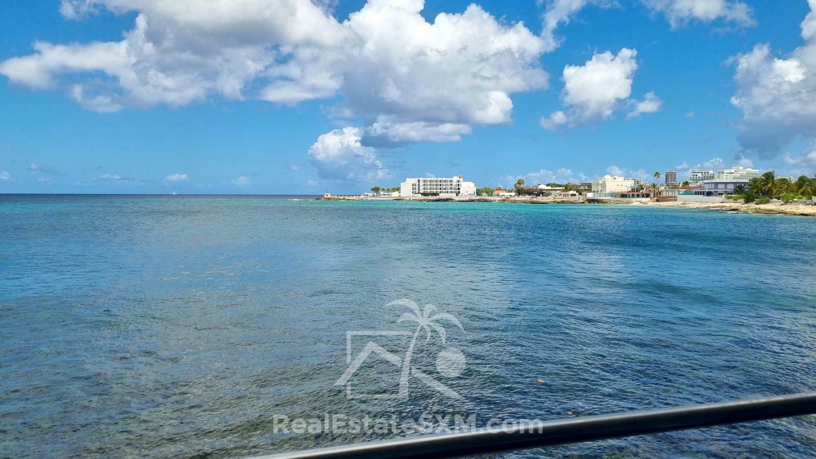Waterfront Apartment for RENT Beacon Hill SXM. Caribbean Sunsets. Secured. Fully furnished