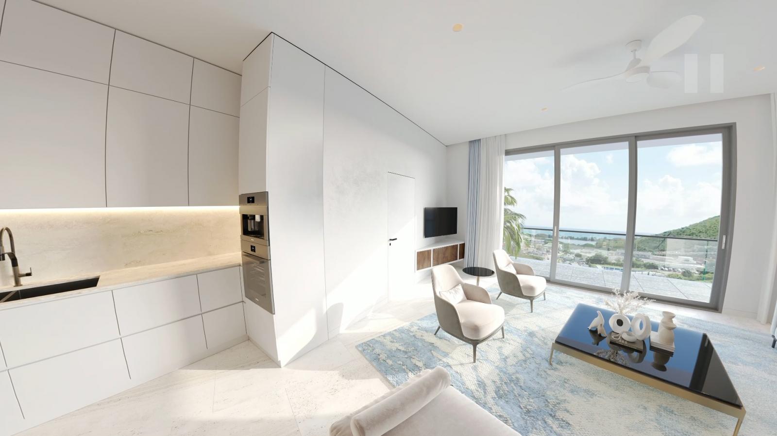 Modern 2BR Condos St Maarten Belair Plaza. Vibrant Brand New Development. Pre-construction price