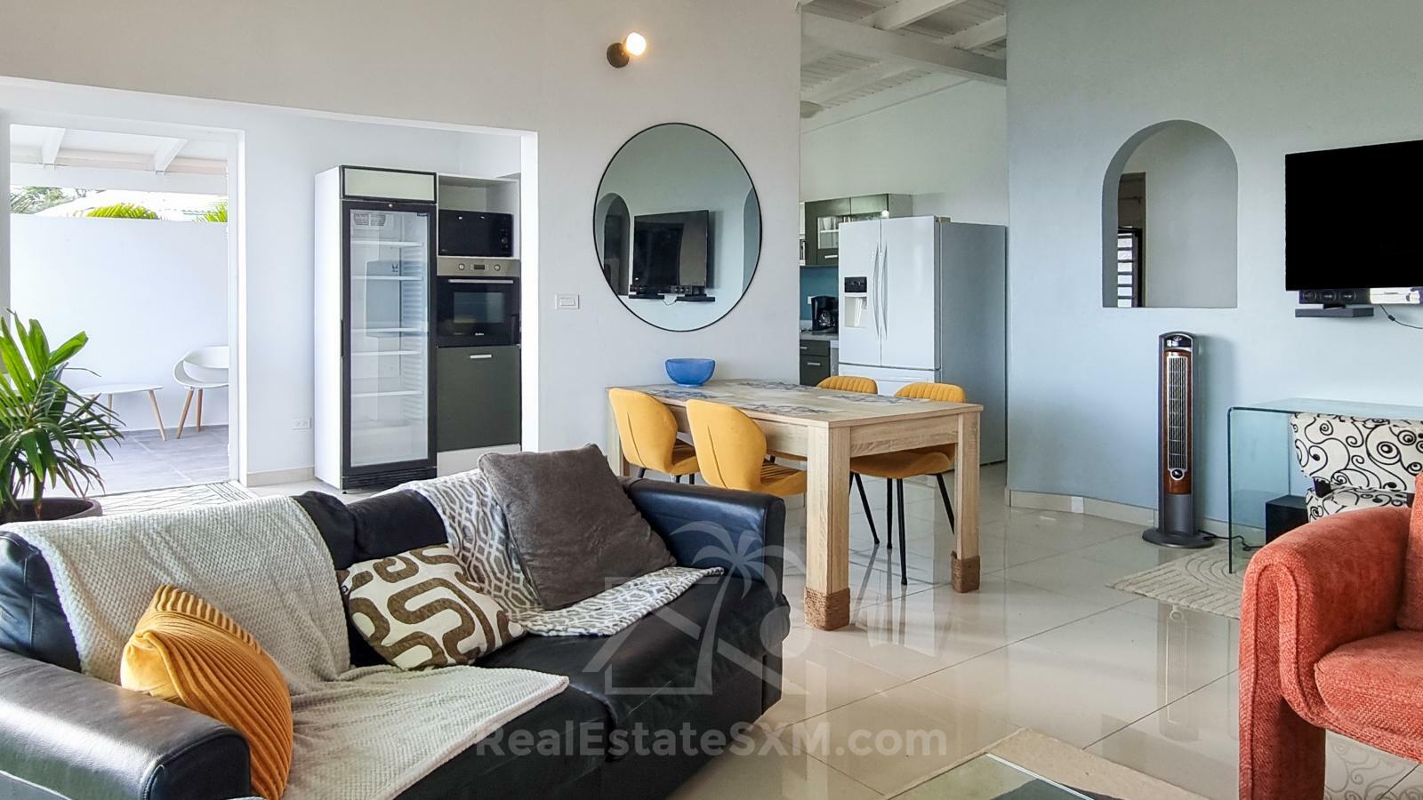 Point Blanche Penthouse for rent: stunning 3bed/2bath with huge sundeck and amazing ocean views