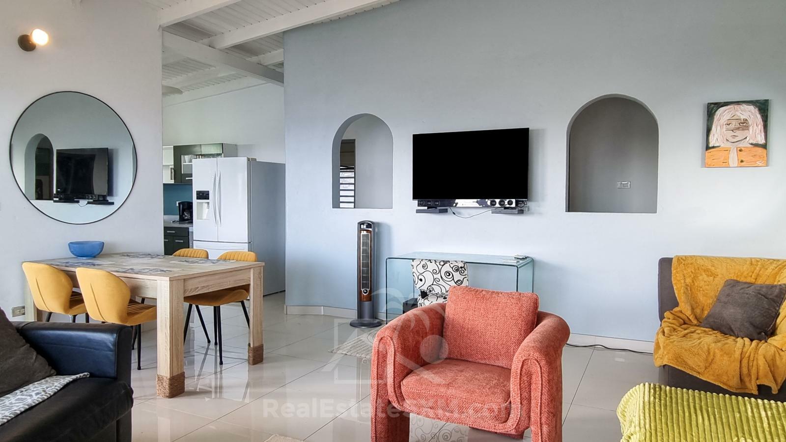 Point Blanche Penthouse for rent: stunning 3bed/2bath with huge sundeck and amazing ocean views