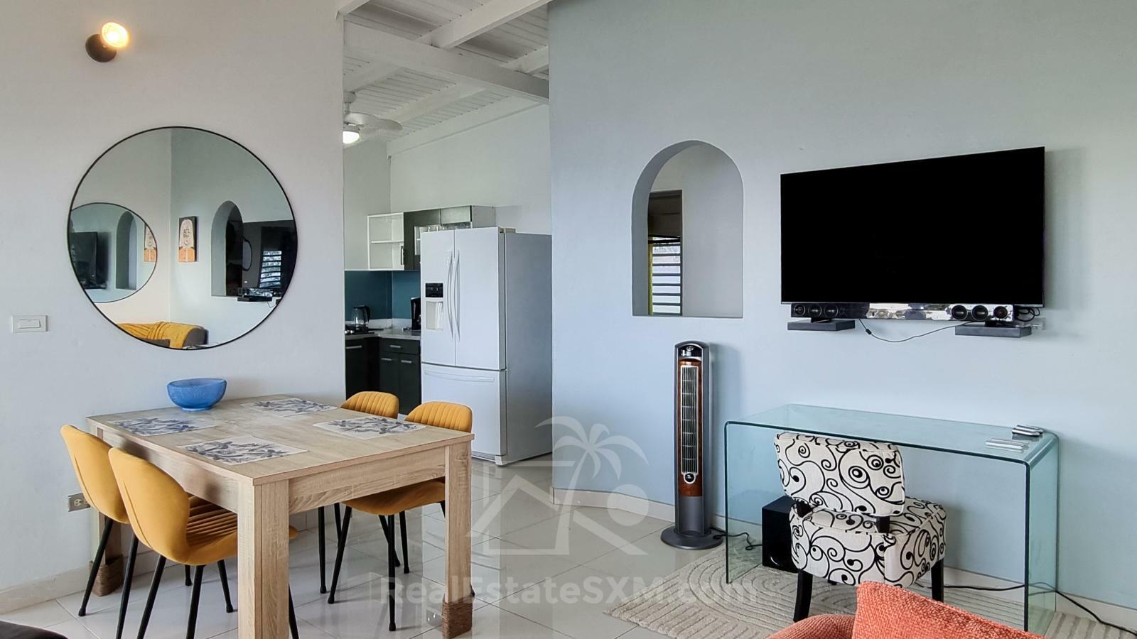 Point Blanche Penthouse for rent: stunning 3bed/2bath with huge sundeck and amazing ocean views