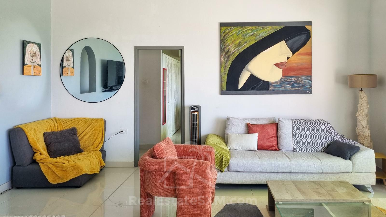 Point Blanche Penthouse for rent: stunning 3bed/2bath with huge sundeck and amazing ocean views