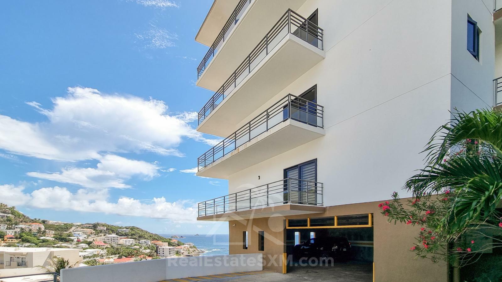 Caribbean Sunrises. 2-bedrooms for sale in SXM Point Blanche Lajas. Ocean View. Luxury. Furnished