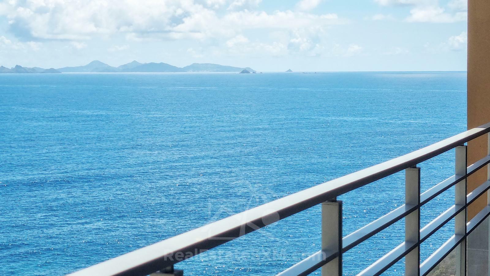 Caribbean Sunrises. 2-bedrooms for sale in SXM Point Blanche Lajas. Ocean View. Luxury. Furnished