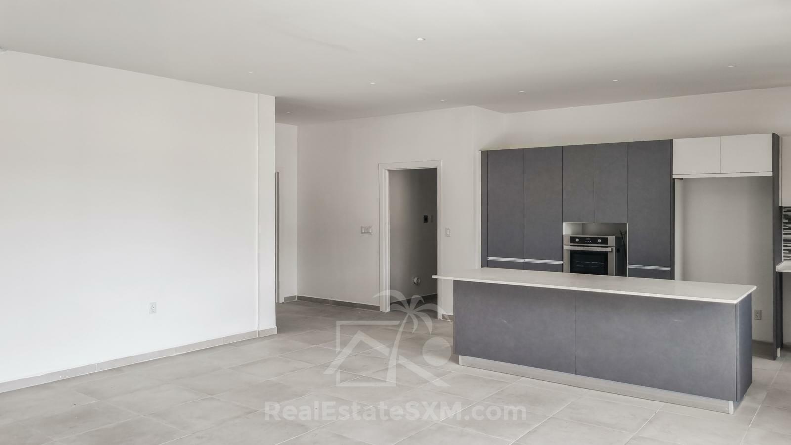 Large NEW 2-bedrooms Apartments FOR RENT. SXM, Cay Hill, Hospital Rd. Underground parking. Elevator