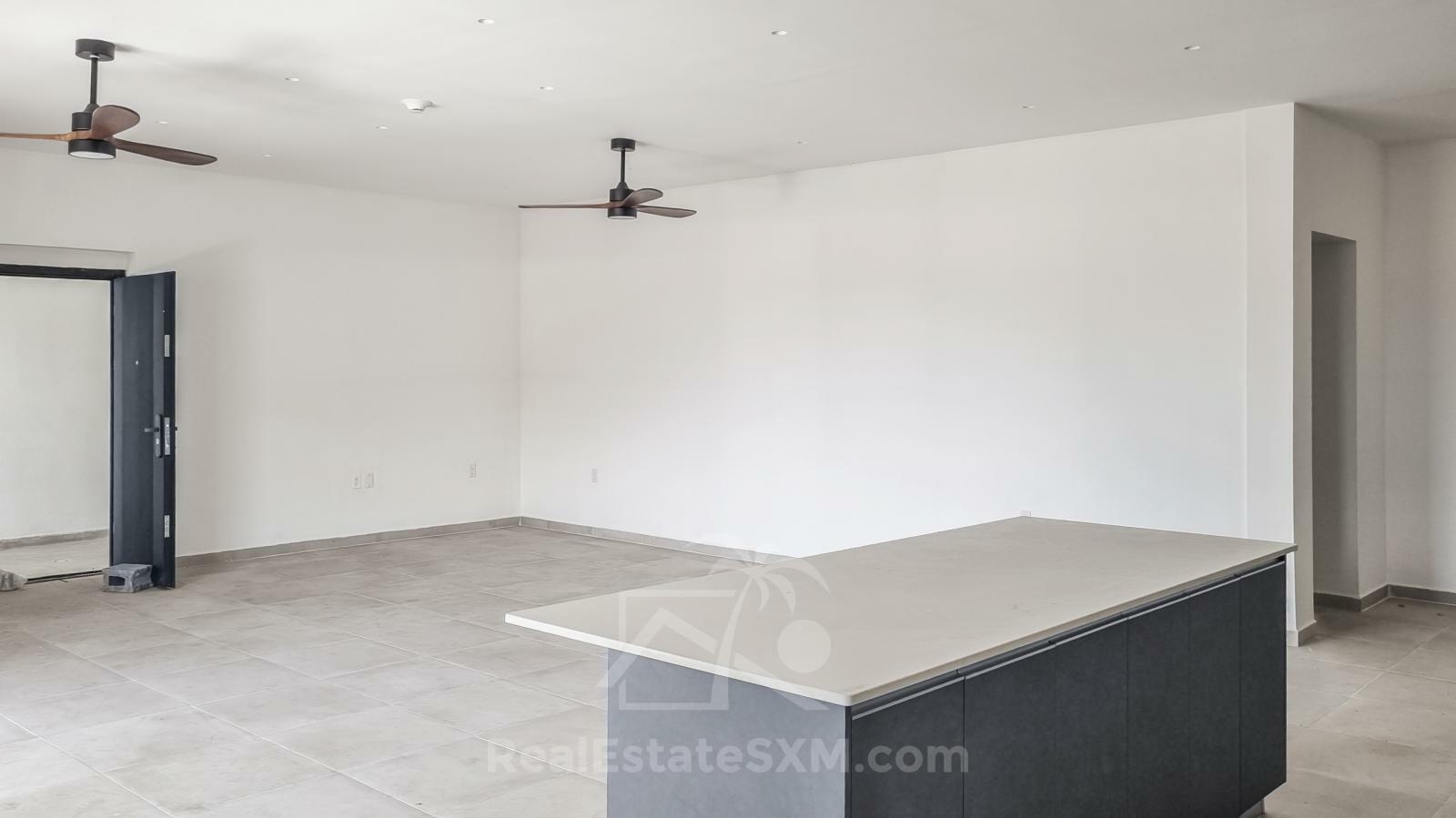 Large NEW 2-bedrooms Apartments FOR RENT. SXM, Cay Hill, Hospital Rd. Underground parking. Elevator