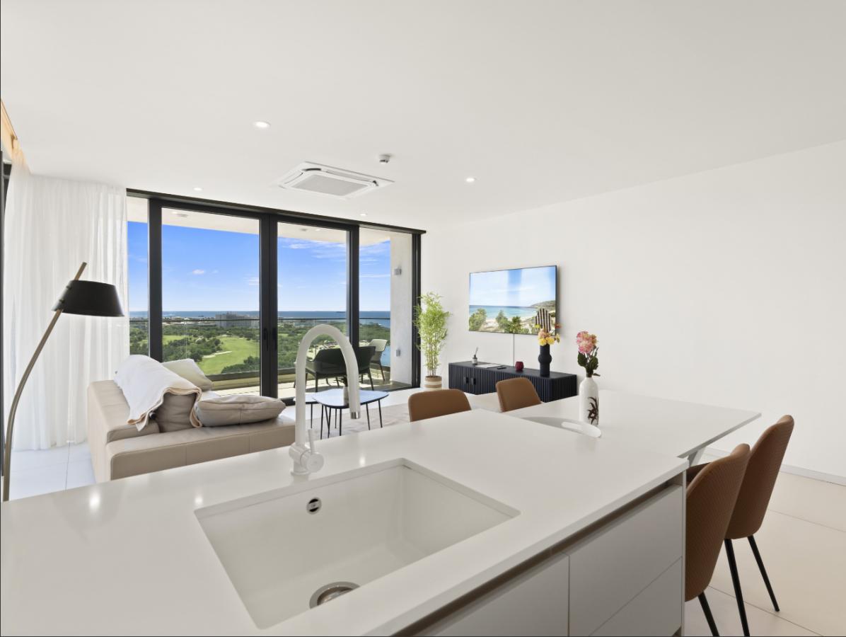 SXM Fourteen at Mullet Bay Beach 2-bedrooms condo FOR SALE. Ocean view. Sunsets. B-1403
