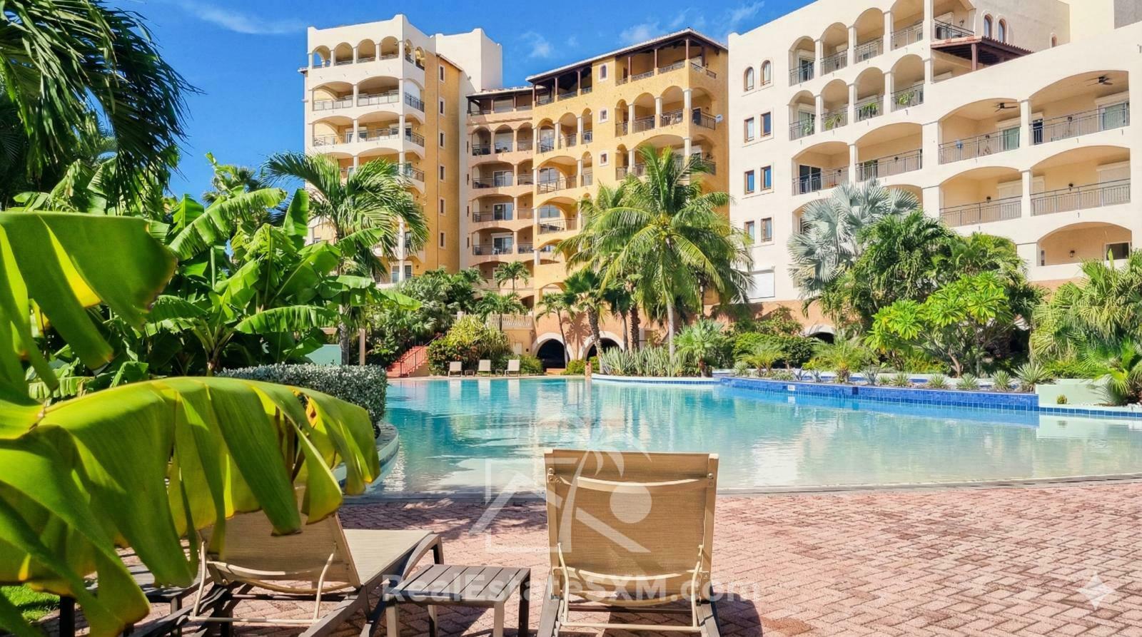 St Maarten Unique Luxury Condos in Porto Cupecoy FOR SALE Lagoon and Garden View. Many options 22/1A