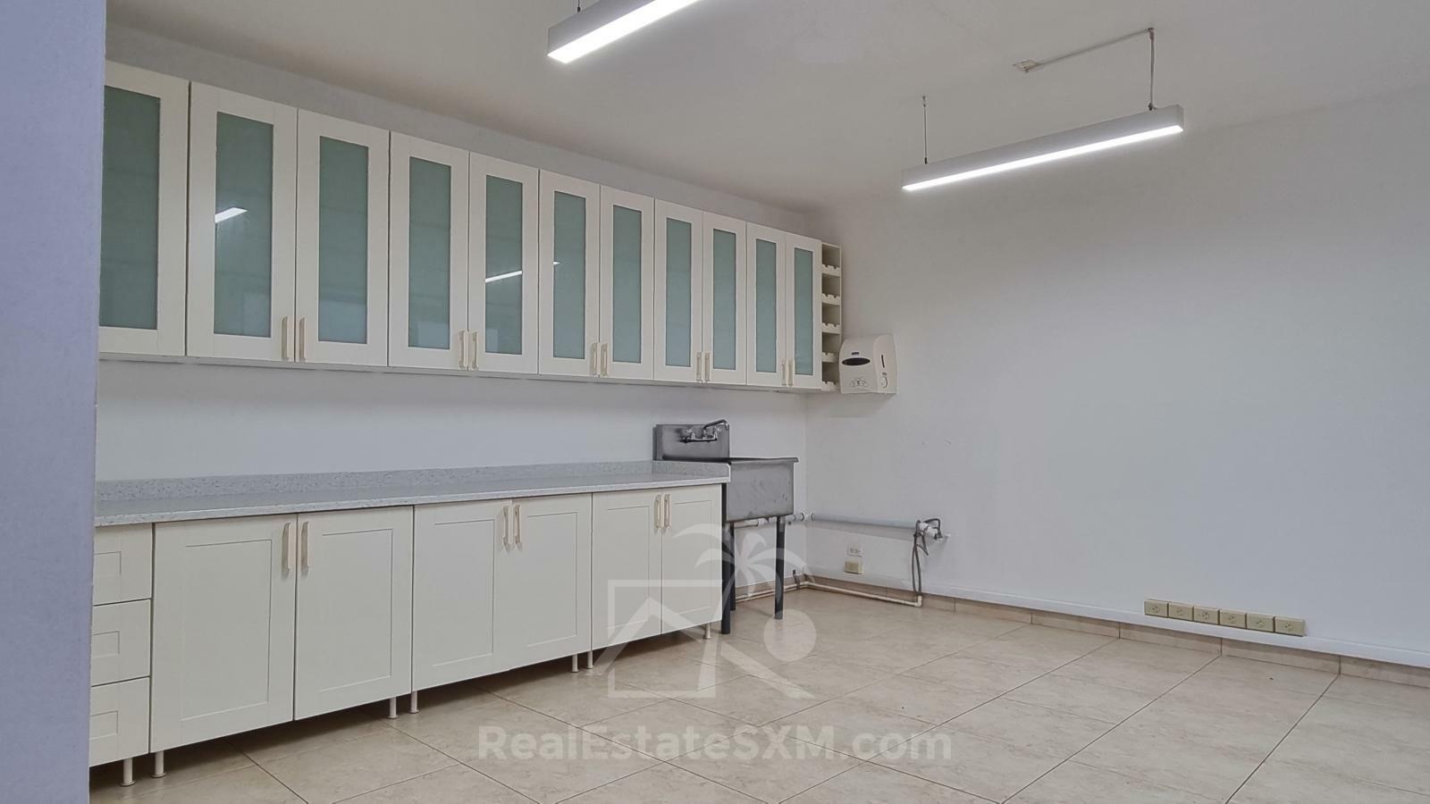 Modern Commercial Space FOR RENT, SXM SImpson Bay, Corner Rd. Central Location. 