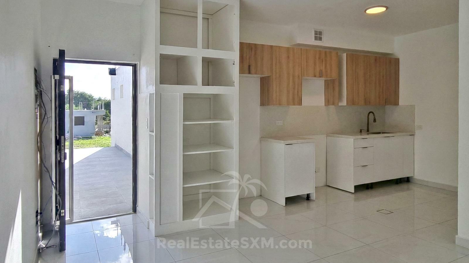 Cole Bay. Brand NEW apartment FOR RENT. Quiet and central location. 2 Parking spots. Porch