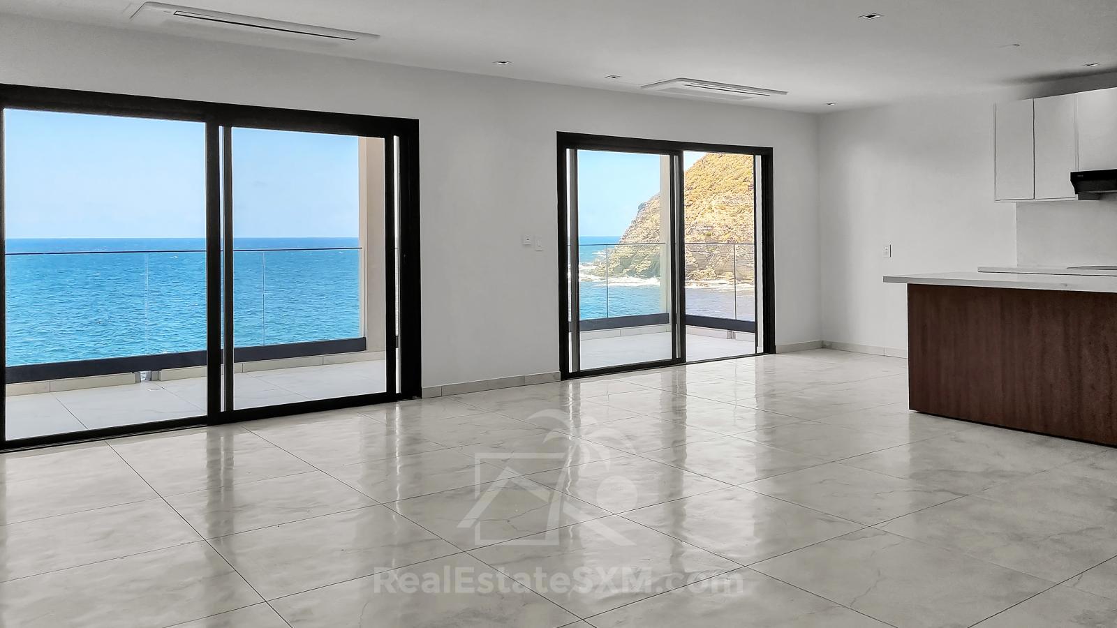 St Maarten brand new home: Ocean Front NEW 2 bedrooms, Point Blanche. Caribbean living. Vivid Res.