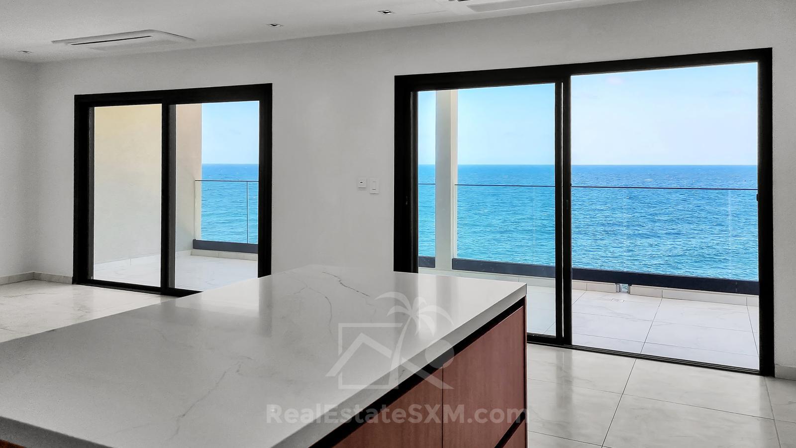 St Maarten brand new home: Ocean Front NEW 2 bedrooms, Point Blanche. Caribbean living. Vivid Res.