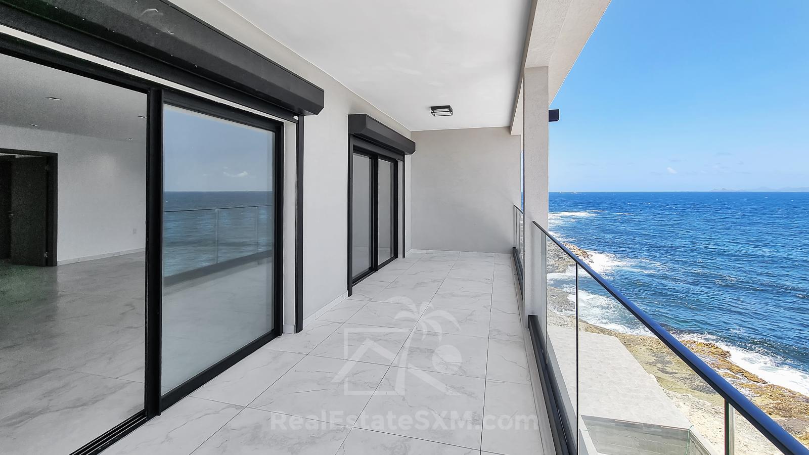 St Maarten brand new home: Ocean Front NEW 2 bedrooms, Point Blanche. Caribbean living. Vivid Res.
