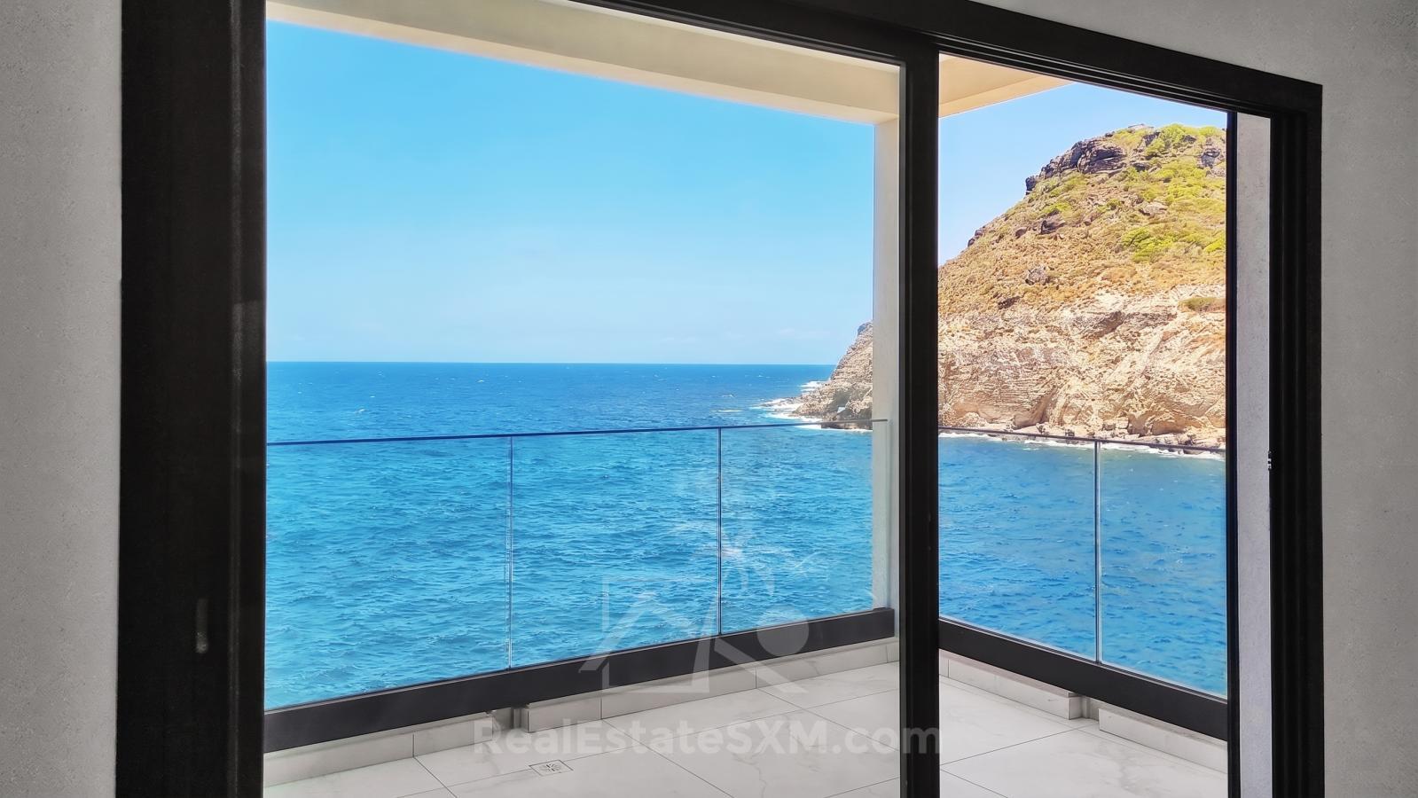 St Maarten brand new home: Ocean Front NEW 2 bedrooms, Point Blanche. Caribbean living. Vivid Res.