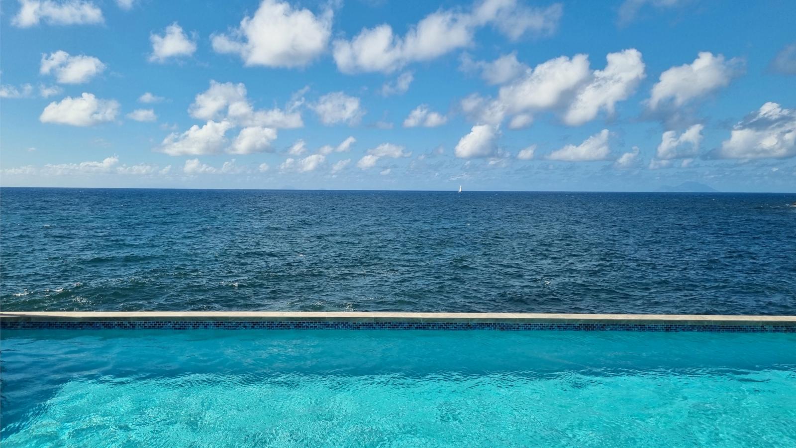 St Maarten brand new home: Ocean Front NEW 2 bedrooms, Point Blanche. Caribbean living. Vivid Res.