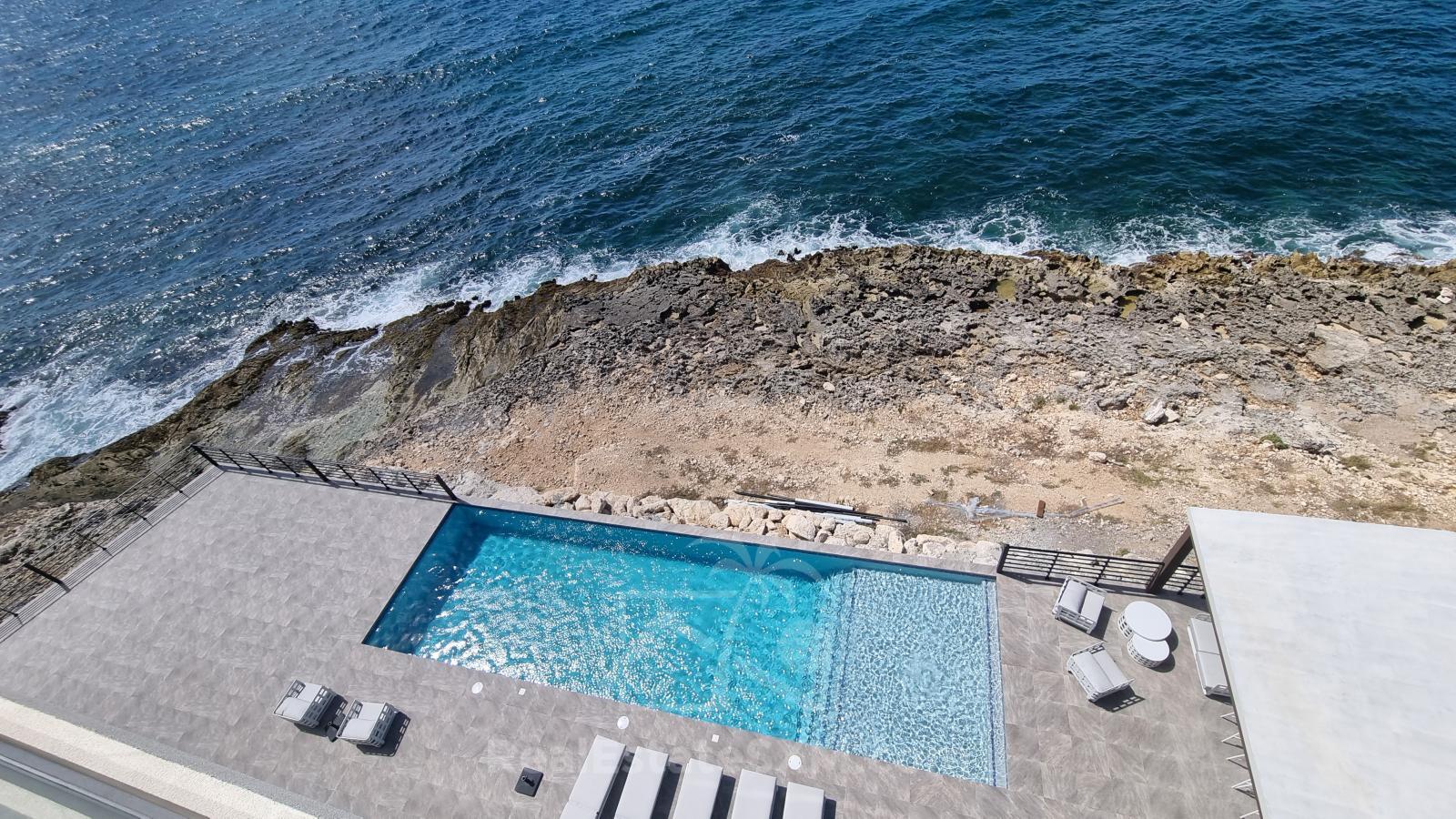 St Maarten brand new home: Ocean Front NEW 2 bedrooms, Point Blanche. Caribbean living. Vivid Res.