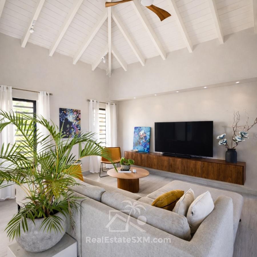 Modern Villa For Sale in St Maarten, Rice Hills Gardens. Ocean Views. Peaceful. Green. Security 24/7