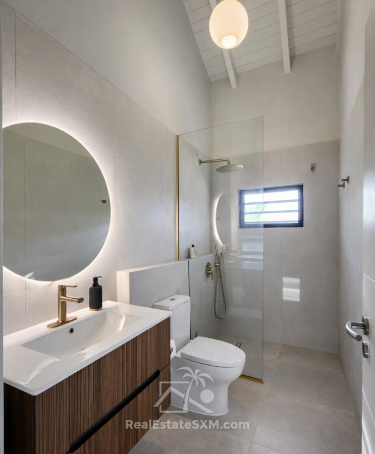 Modern Villa For Sale in St Maarten, Rice Hills Gardens. Ocean Views. Peaceful. Green. Security 24/7