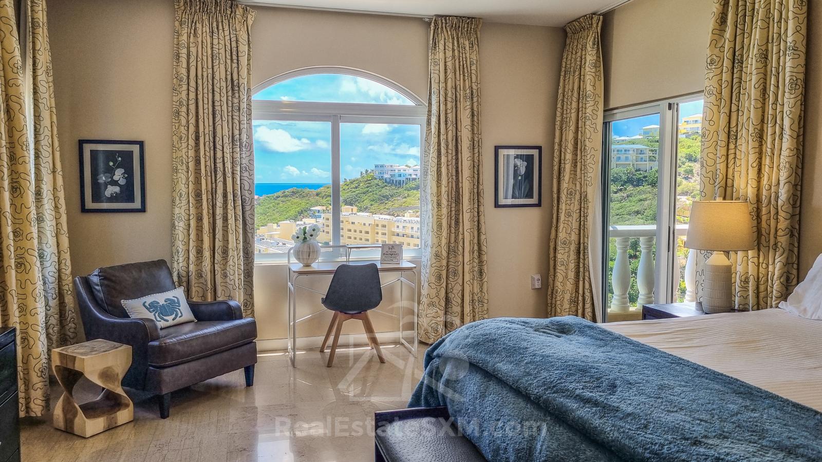Ocean view Condo FOR SALE St Maarten, Princess Heights, Dawn Beach. Caribbean Home