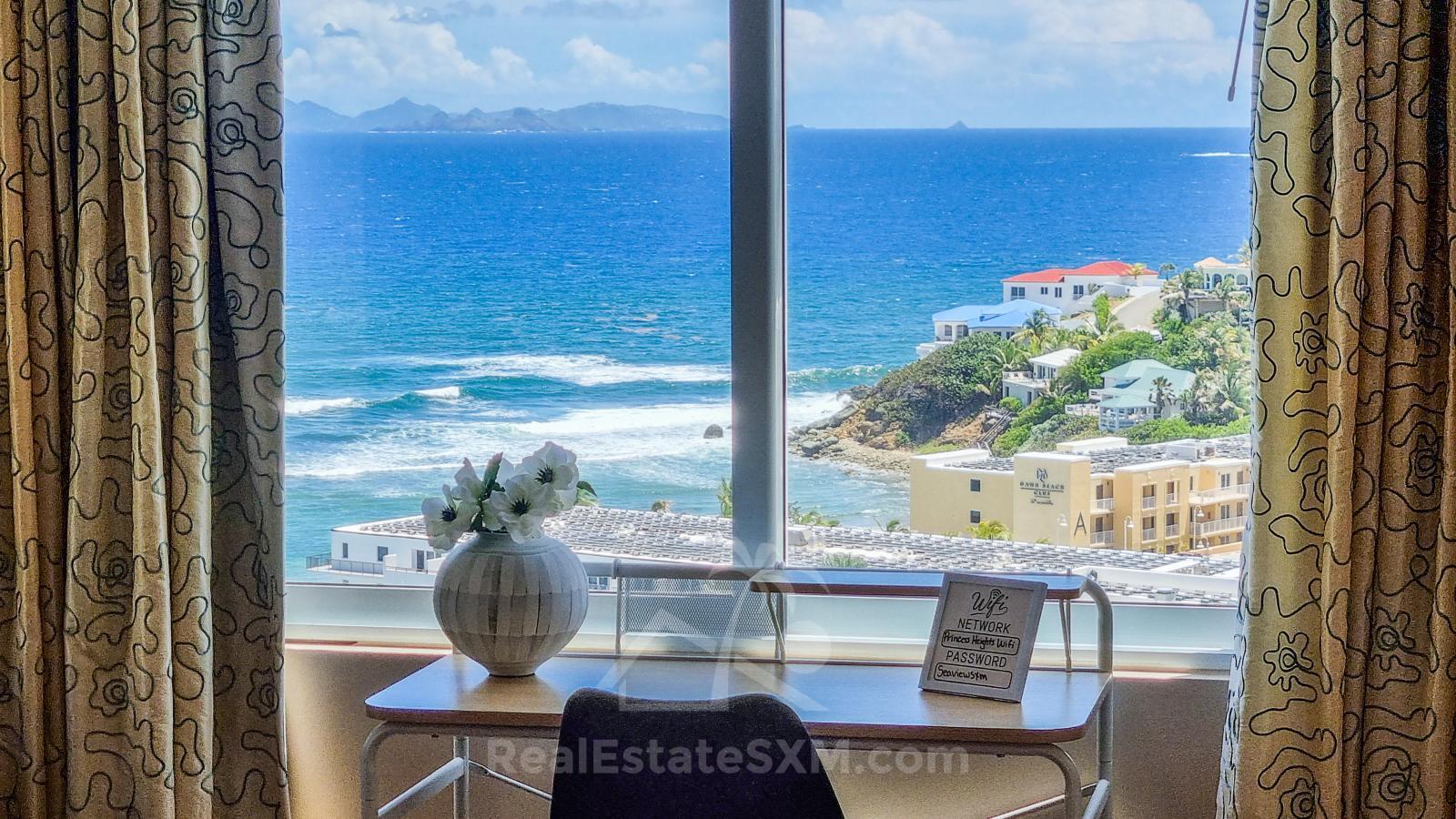 Ocean view Condo FOR SALE St Maarten, Princess Heights, Dawn Beach. Caribbean Home