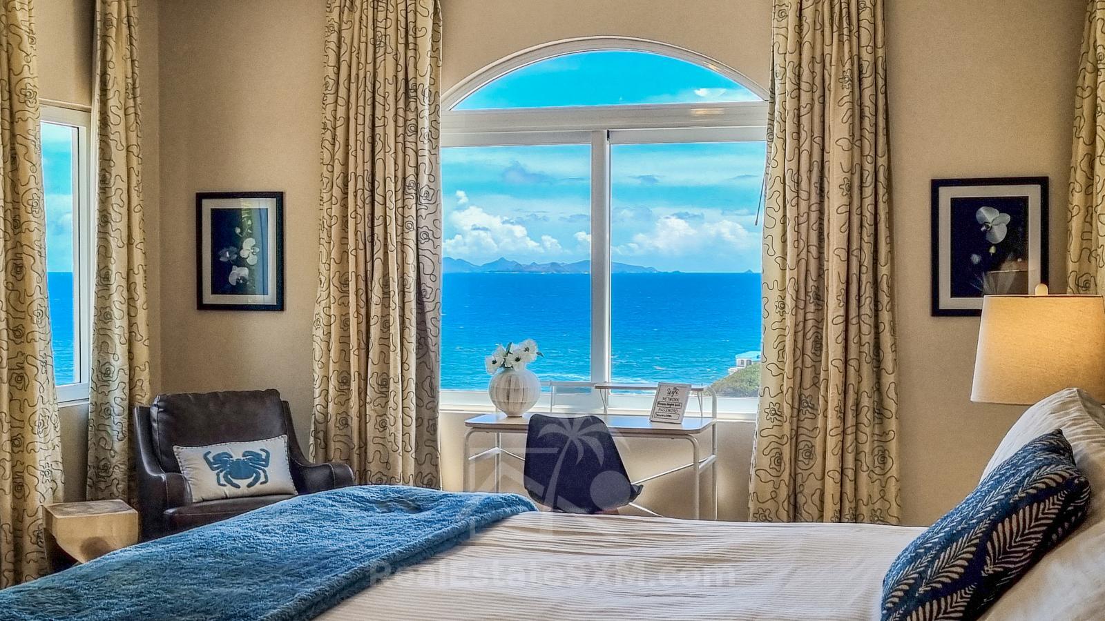 Ocean view Condo FOR SALE St Maarten, Princess Heights, Dawn Beach. Caribbean Home