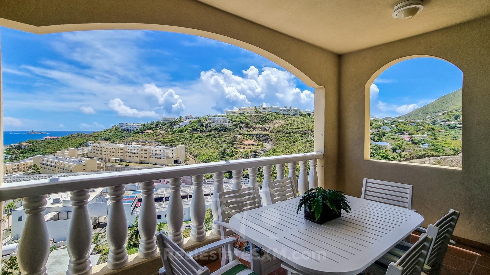 Ocean view Condo FOR SALE St Maarten, Princess Heights, Dawn Beach. Caribbean Home