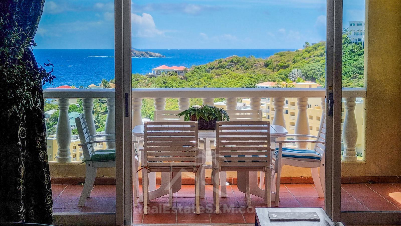 Ocean view Condo FOR SALE St Maarten, Princess Heights, Dawn Beach. Caribbean Home