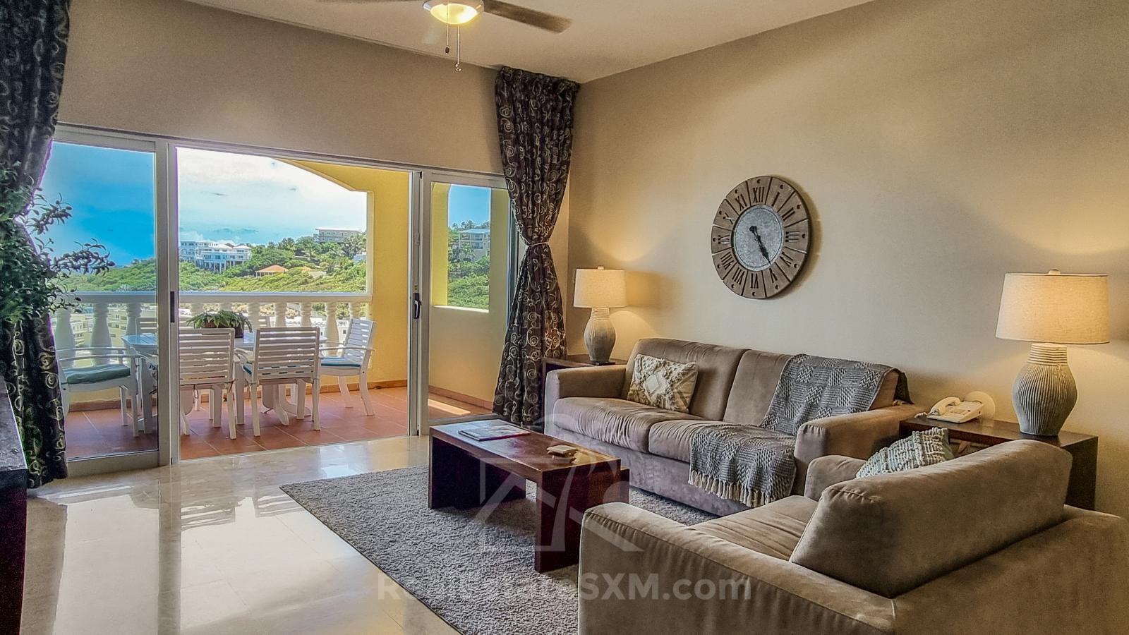 Ocean view Condo FOR SALE St Maarten, Princess Heights, Dawn Beach. Caribbean Home