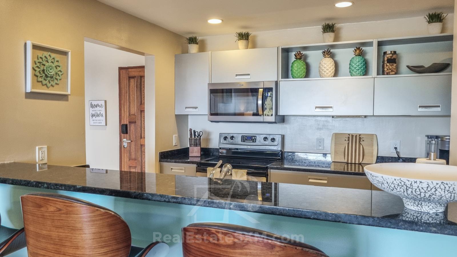 Ocean view Condo FOR SALE St Maarten, Princess Heights, Dawn Beach. Caribbean Home