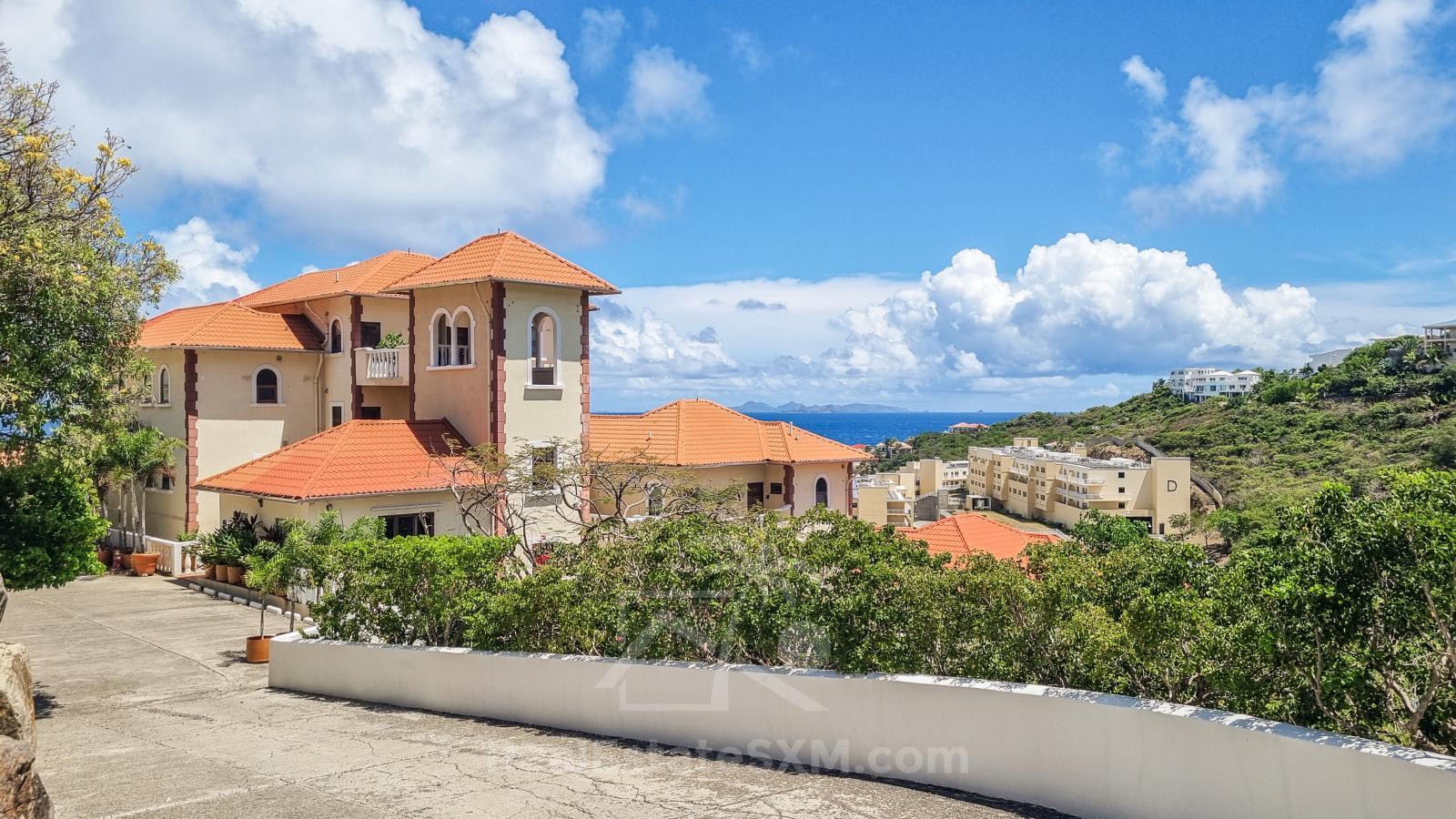 Ocean view Condo FOR SALE St Maarten, Princess Heights, Dawn Beach. Caribbean Home