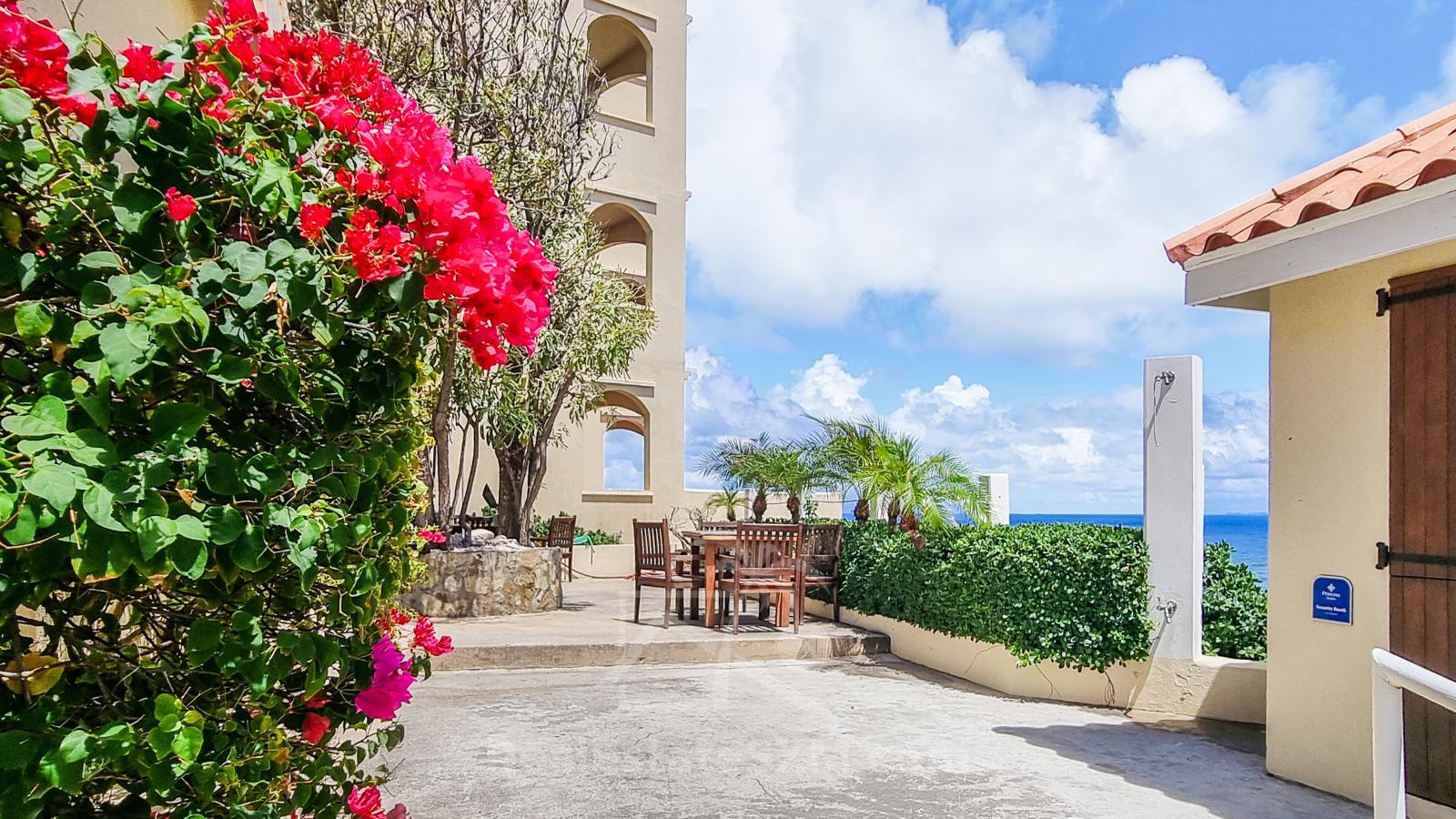 Ocean view Condo FOR SALE St Maarten, Princess Heights, Dawn Beach. Caribbean Home