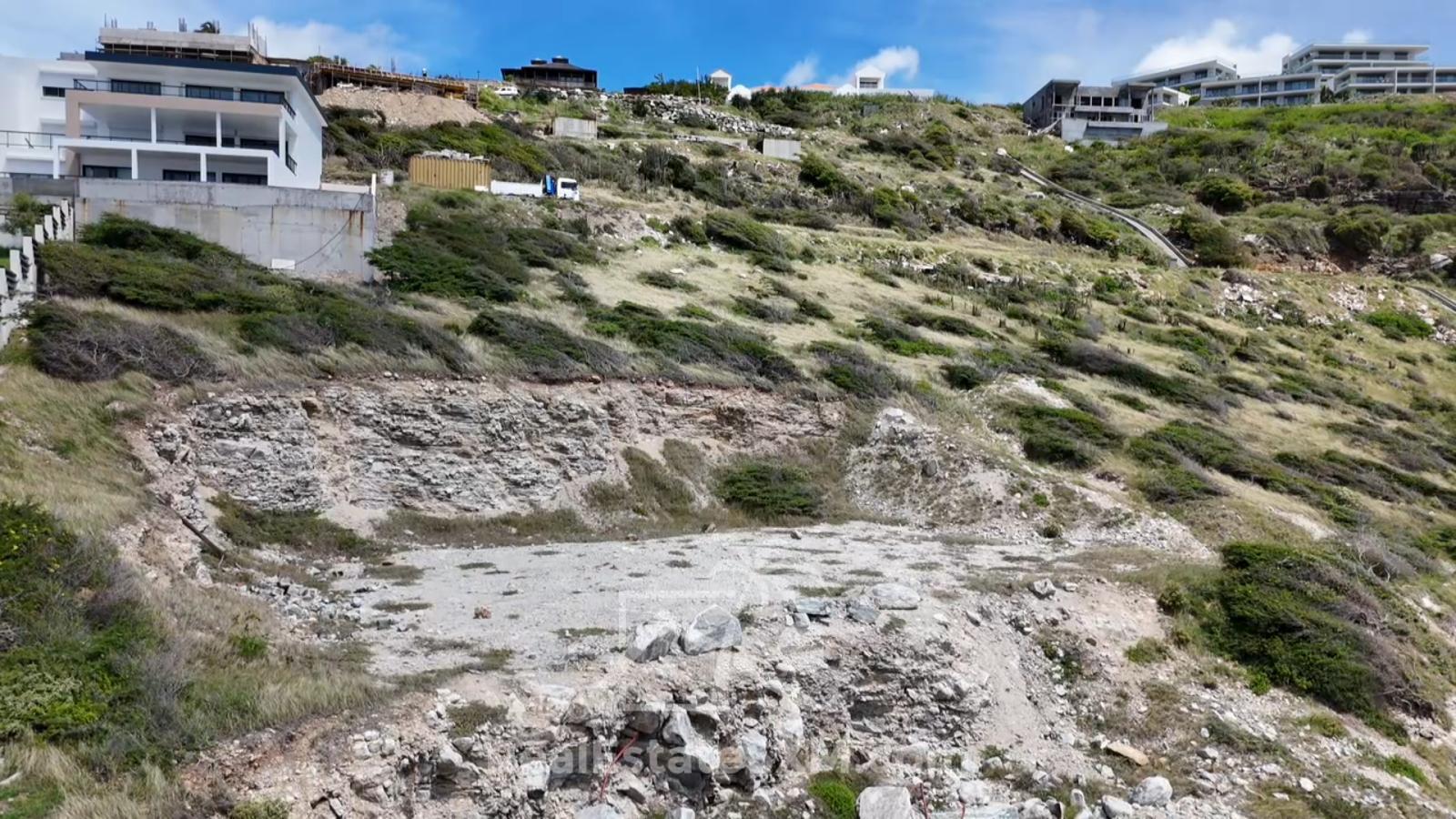 Excavated Land 1520sqm Residential Development Site for condos. Point Blanche, SXM in Caribbean