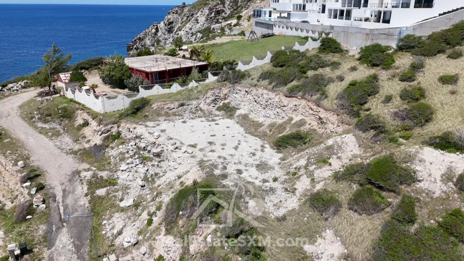 Excavated Land 1520sqm Residential Development Site for condos. Point Blanche, SXM in Caribbean