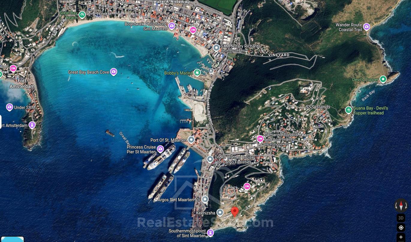 Excavated Land 1520sqm Residential Development Site for condos. Point Blanche, SXM in Caribbean