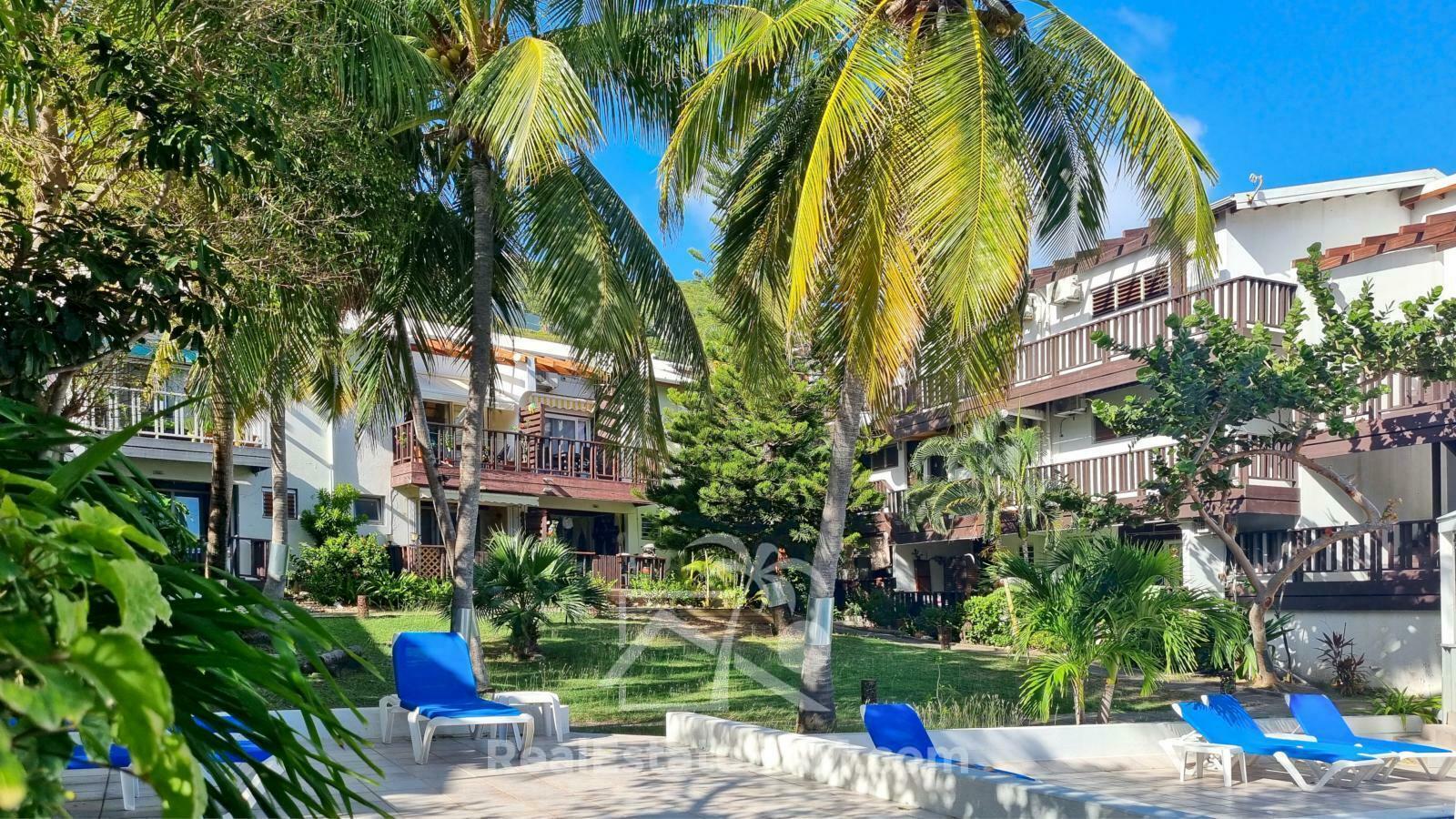 SXM Tamarind Point Blanche 1BR Condo with Mezzanine FOR SALE. Also 1 more available next door! 12