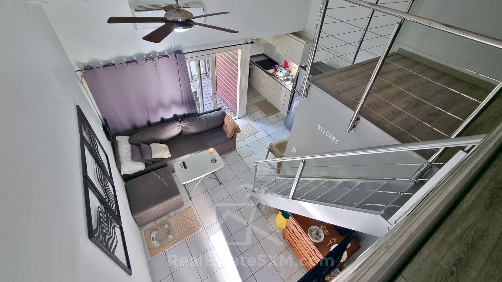 SXM Tamarind Point Blanche 1BR Condo with Mezzanine FOR SALE. Also 1 more available next door! 12