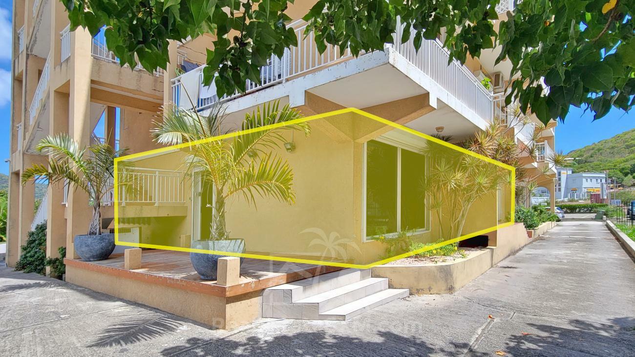 Prime Ground-Floor Commercial Space 229sqm - Welfare Road, Cole Bay SXM. Laguna View building