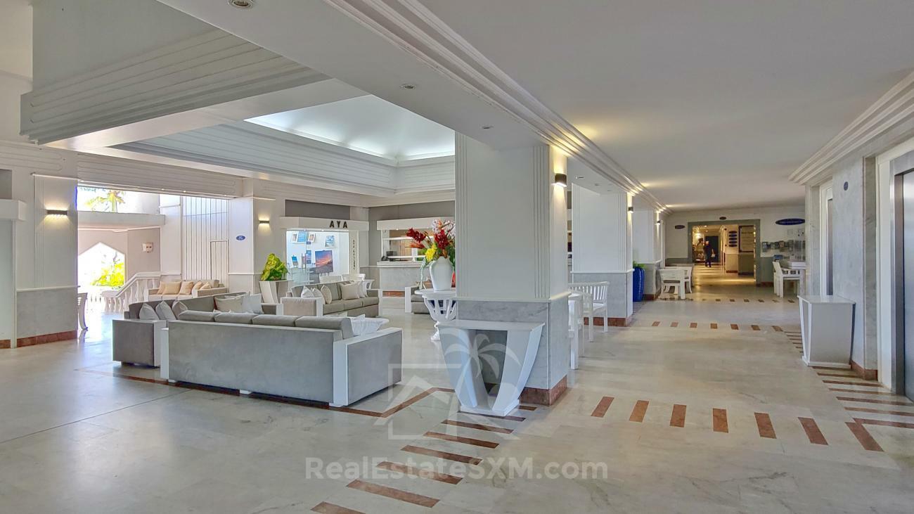 St. Maarten Real Estate FOR SALE studio Cupecoy Sapphire. Ocean & Sunset Views. 231