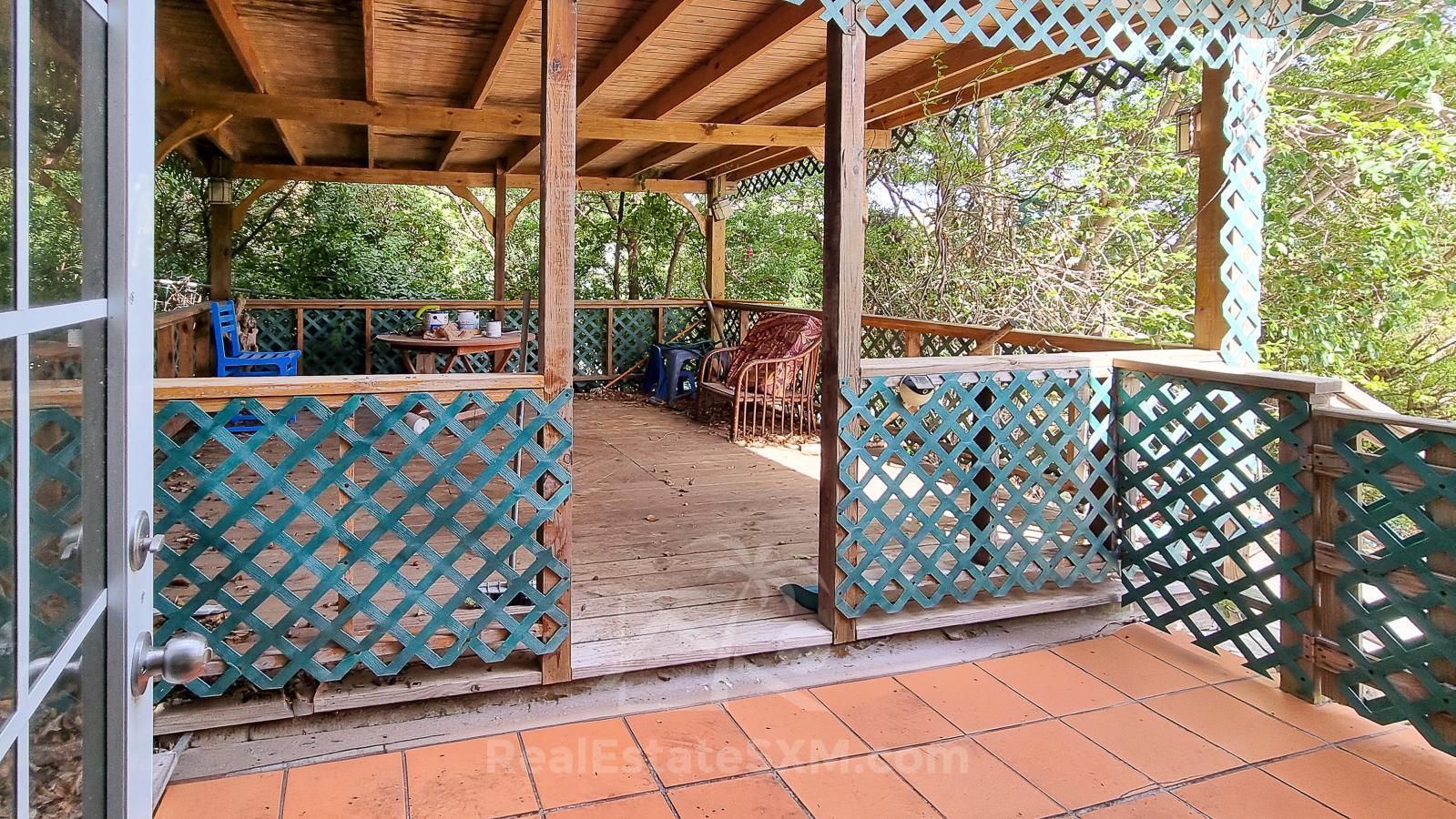 House for sale in Point Blanche, St Maarten. Big lot. Ocean view. Great potential. Quiet residential
