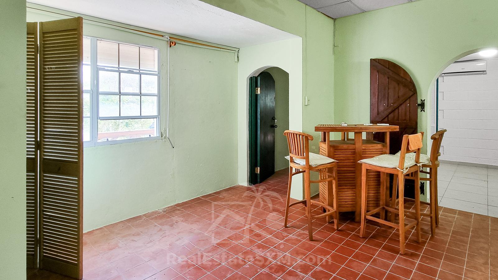 House for sale in Point Blanche, St Maarten. Big lot. Ocean view. Great potential. Quiet residential