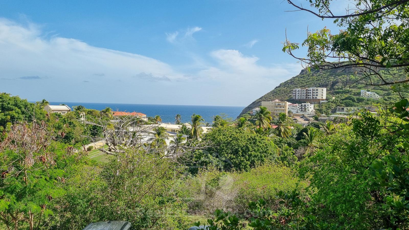 House for sale in Point Blanche, St Maarten. Big lot. Ocean view. Great potential. Quiet residential