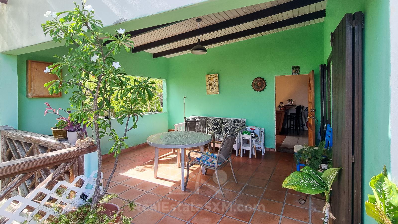 House for sale in Point Blanche, St Maarten. Big lot. Ocean view. Great potential. Quiet residential