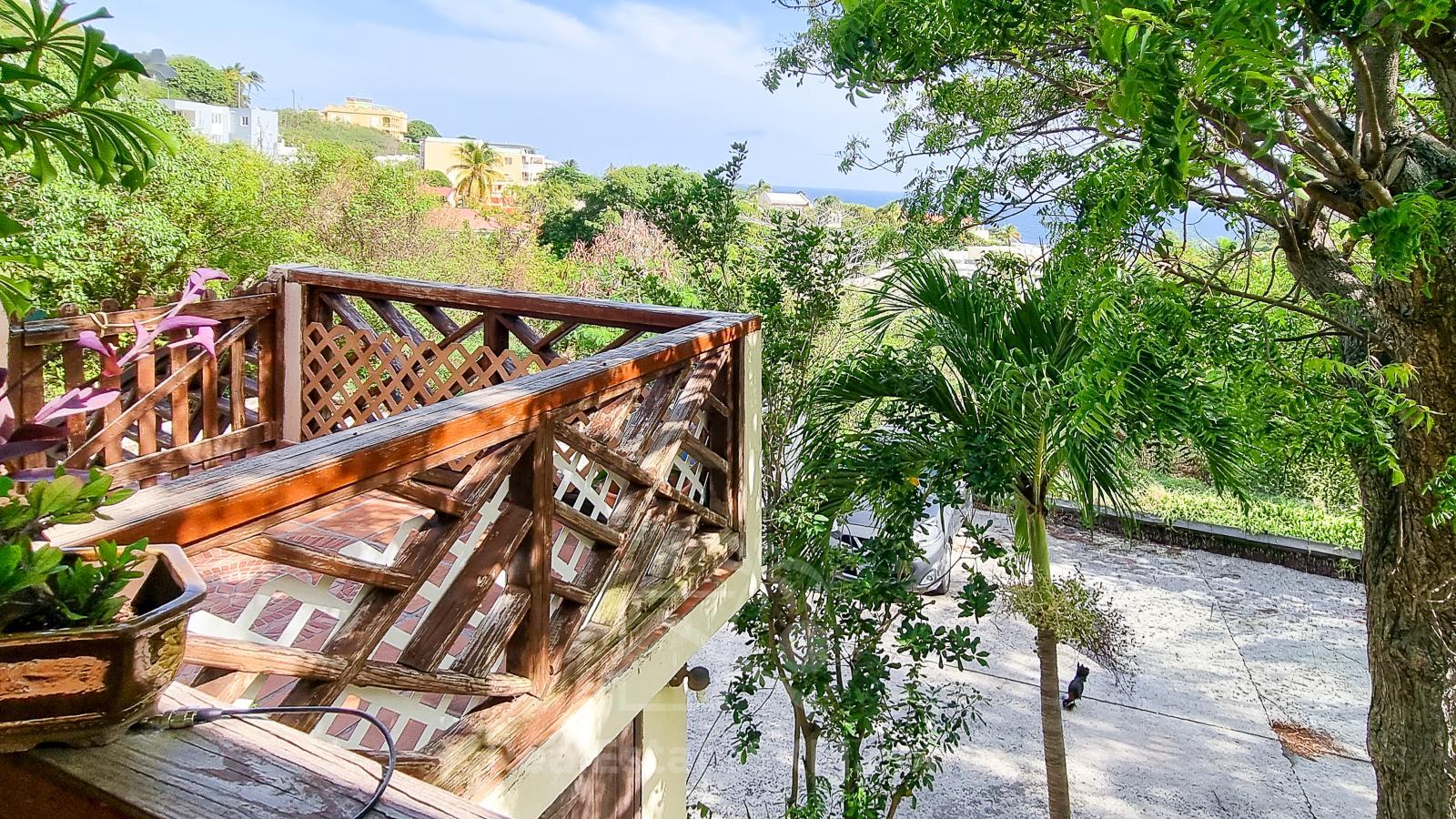 House for sale in Point Blanche, St Maarten. Big lot. Ocean view. Great potential. Quiet residential